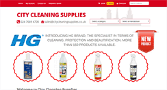 Desktop Screenshot of citycleaningsupplies.co.uk